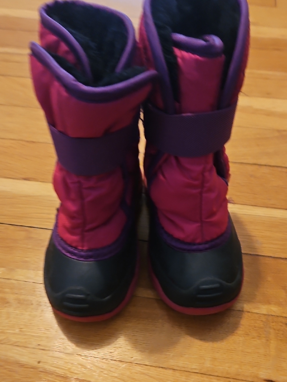 Kamik Pink and Purple Kids Snow Boots